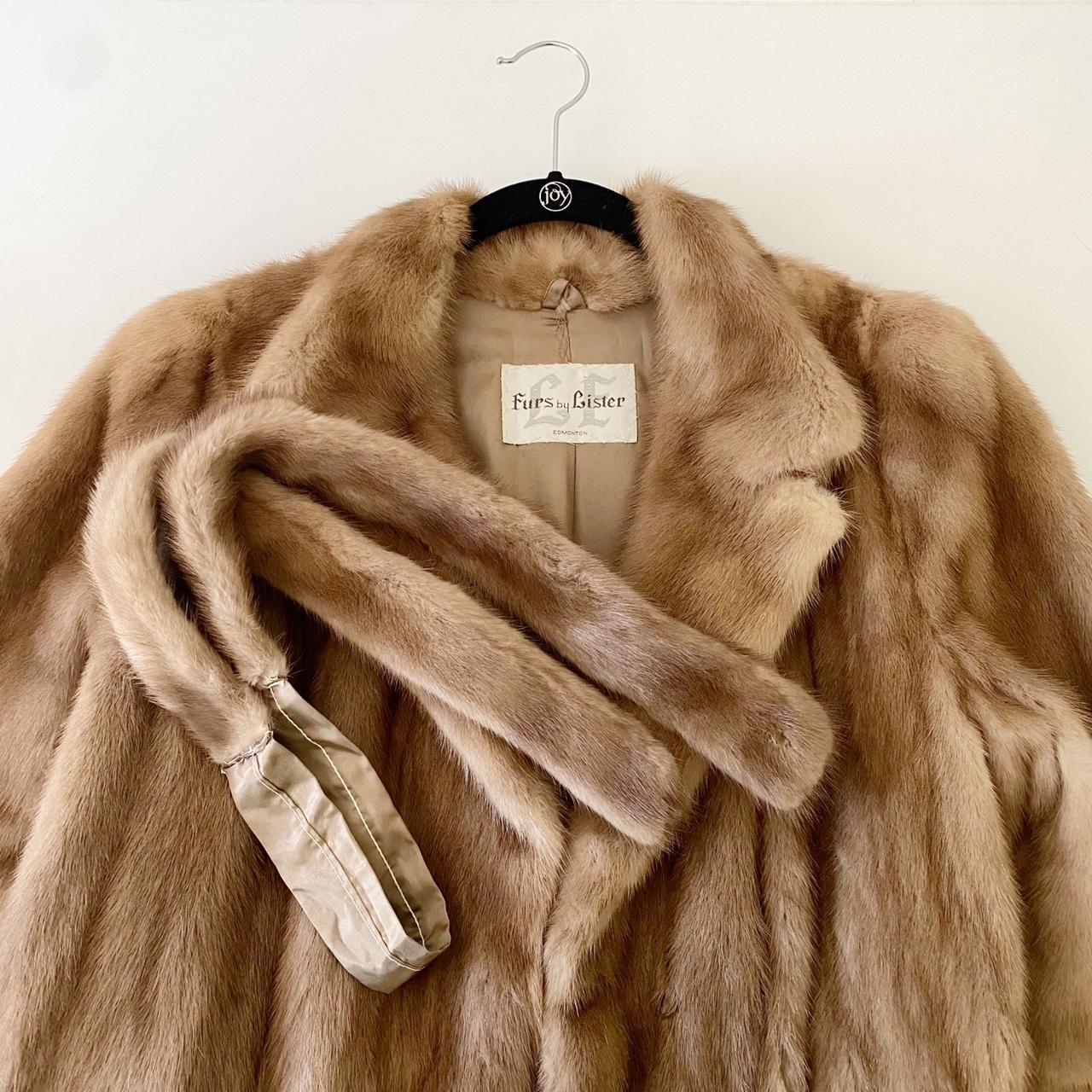 Furs By Lister Vintage Mink Fur Coat Size M