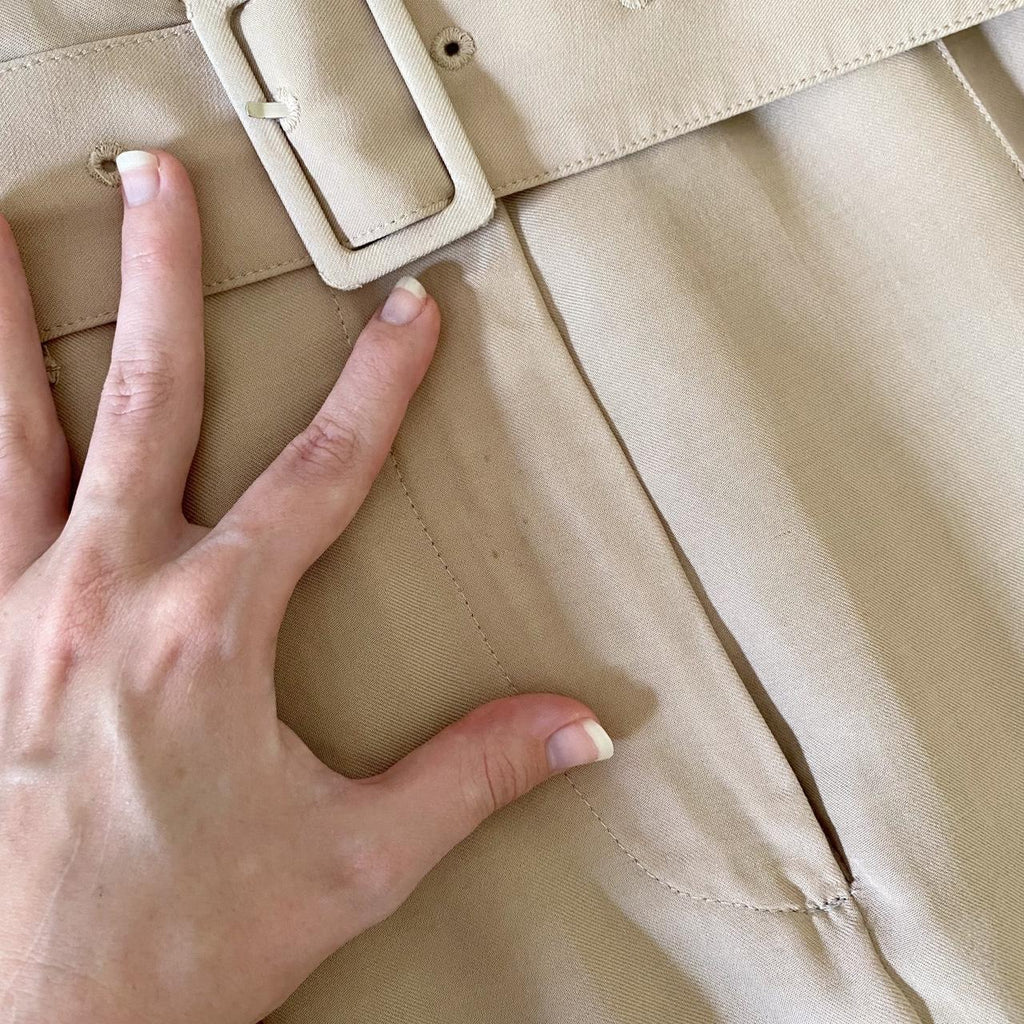 Blossom Wide Leg Belted Trousers Size 2