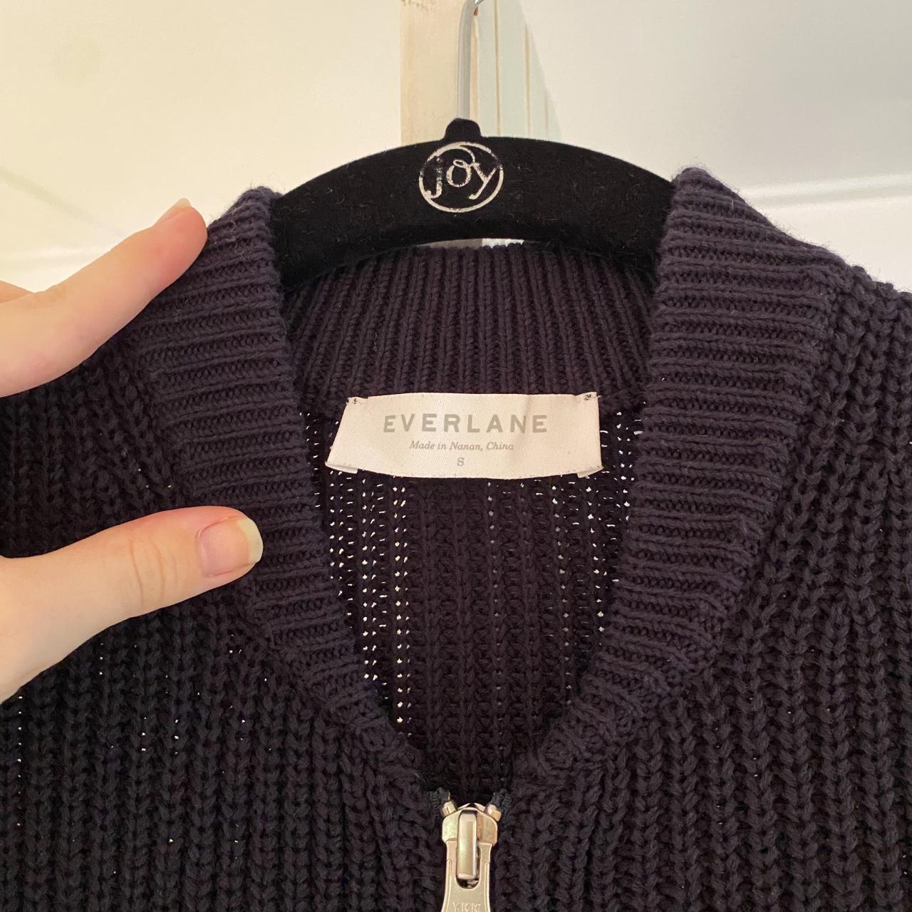 Everlane The Fisherman Cotton Zip Bomber Sweater Size XS/S