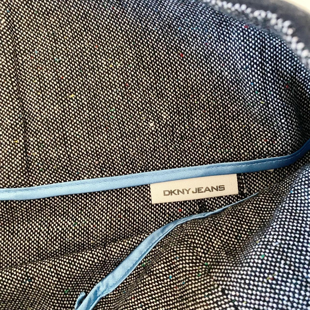 DKNY Jeans Vintage Y2K Tweed Low Rise Mini Skirt Size 9