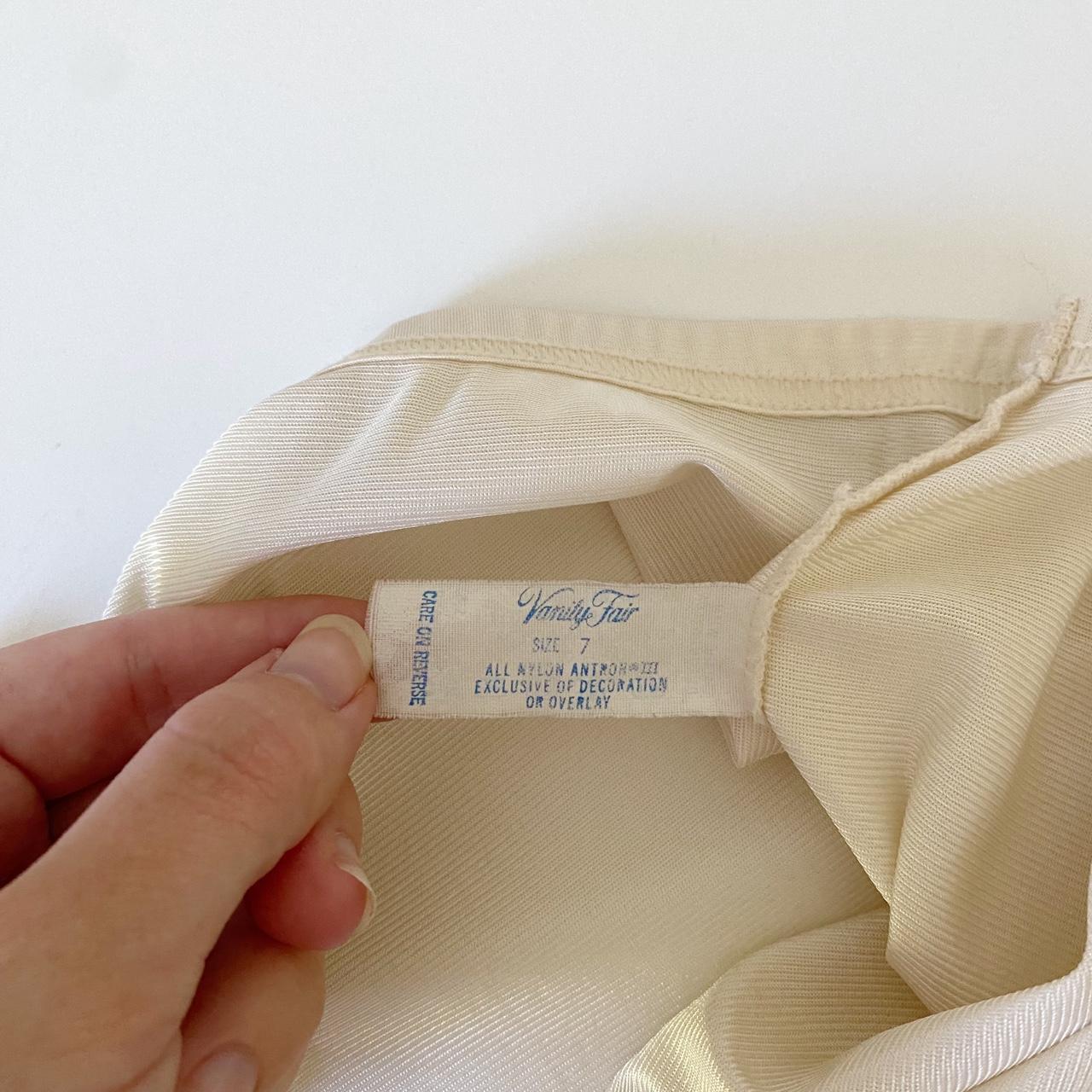 Vanity Fair Vintage 60s Satin Lace Trim Slip Pants Size 7