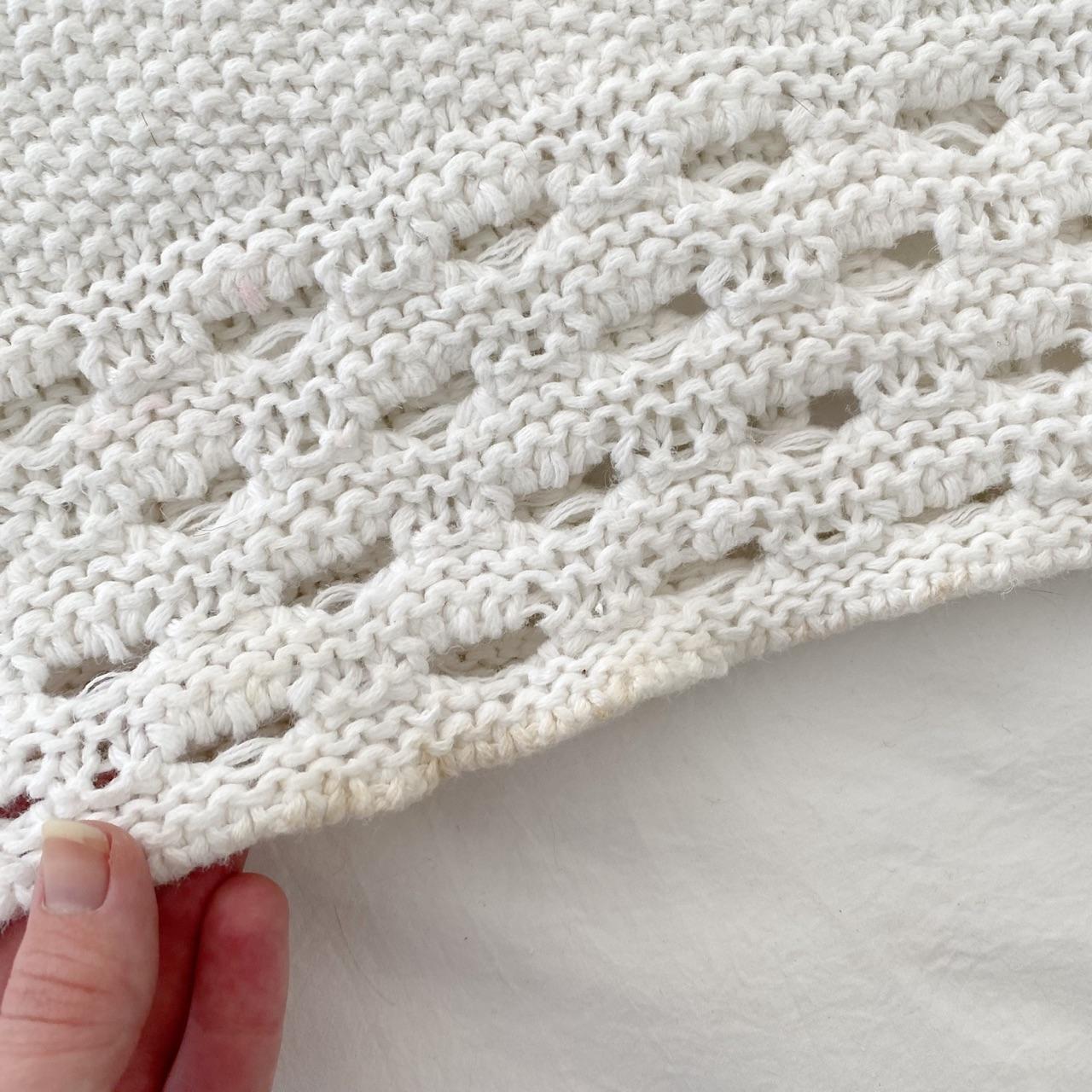 Moda Int’l Vintage 90s Crochet Knit Halter Top Size XS