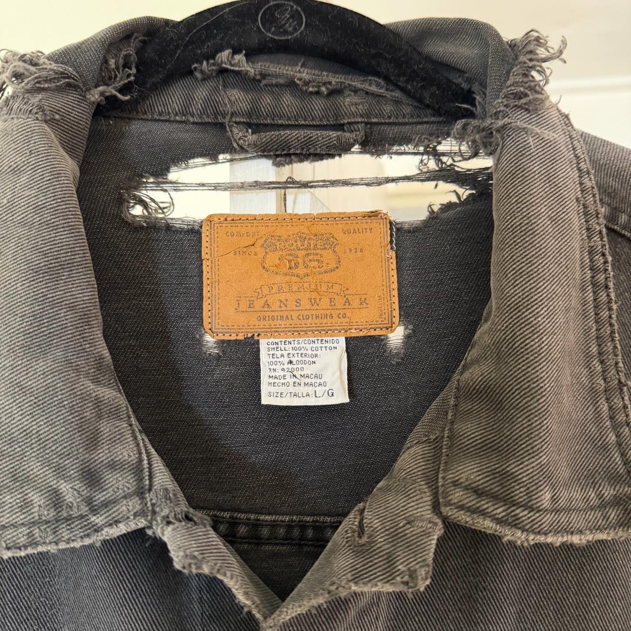 Route 66 Vintage 90s Distressed Denim Jacket Size L