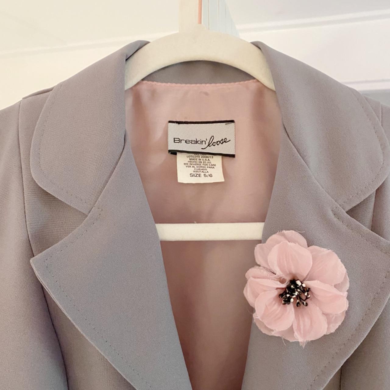 Breakin’ Loose Vintage Y2K Rosette Suit Vest Size 5/6