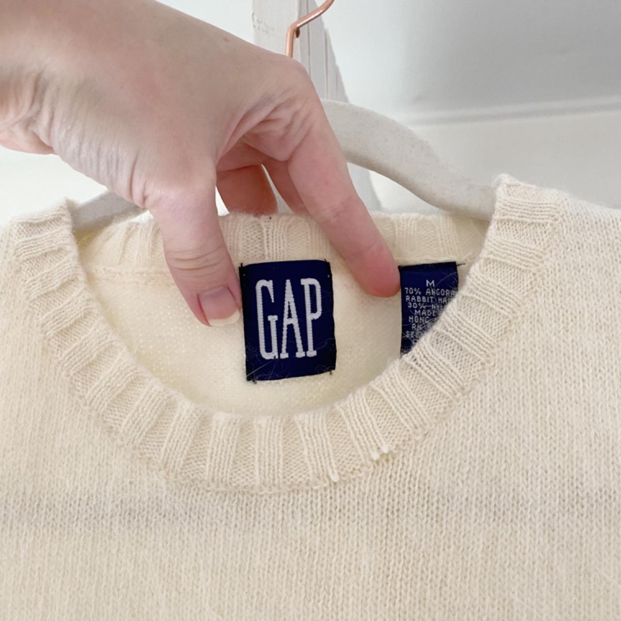 Gap Vintage 90s Angora Knit Sweater Vest Size M