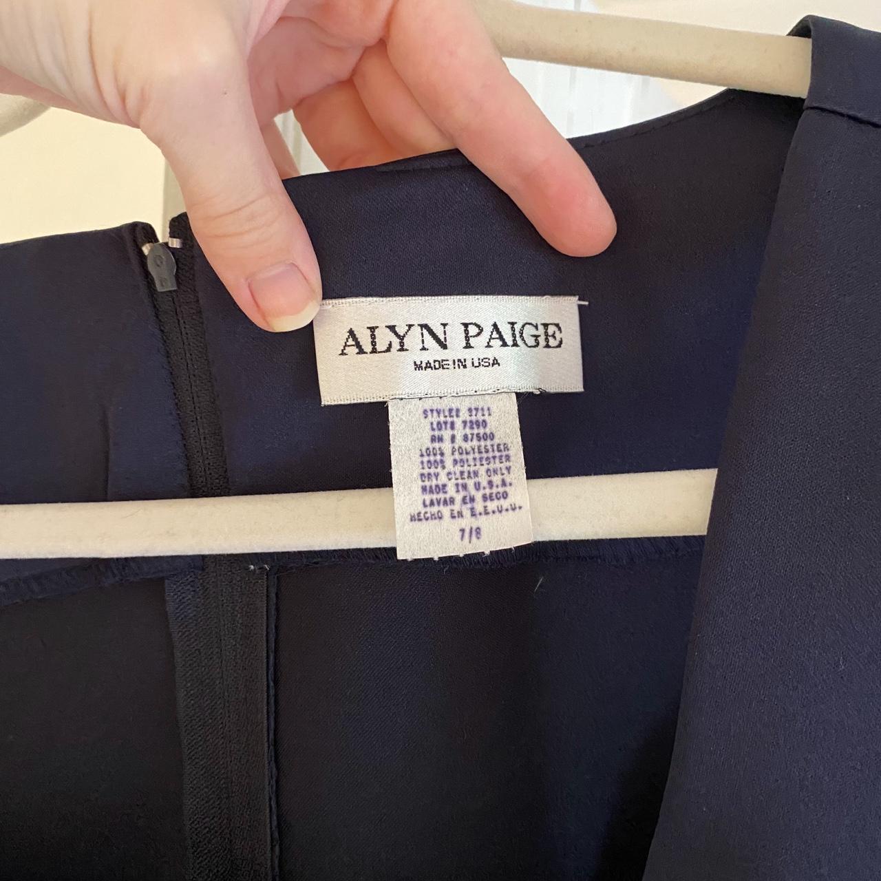 Alyn Paige Vintage 90s Satin Mini Sheath Dress Size 7/8