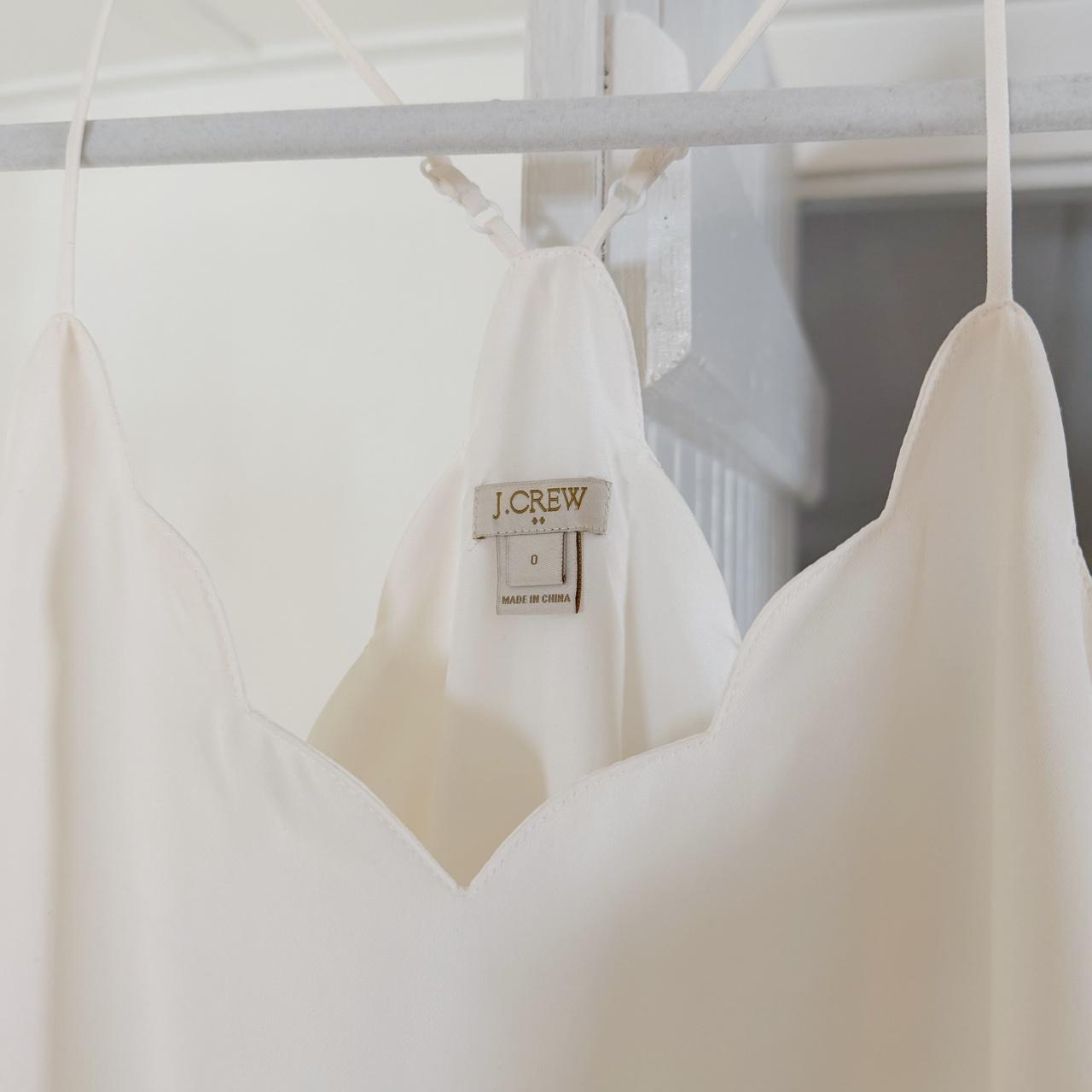 J. Crew Scalloped Cami Top Size 0