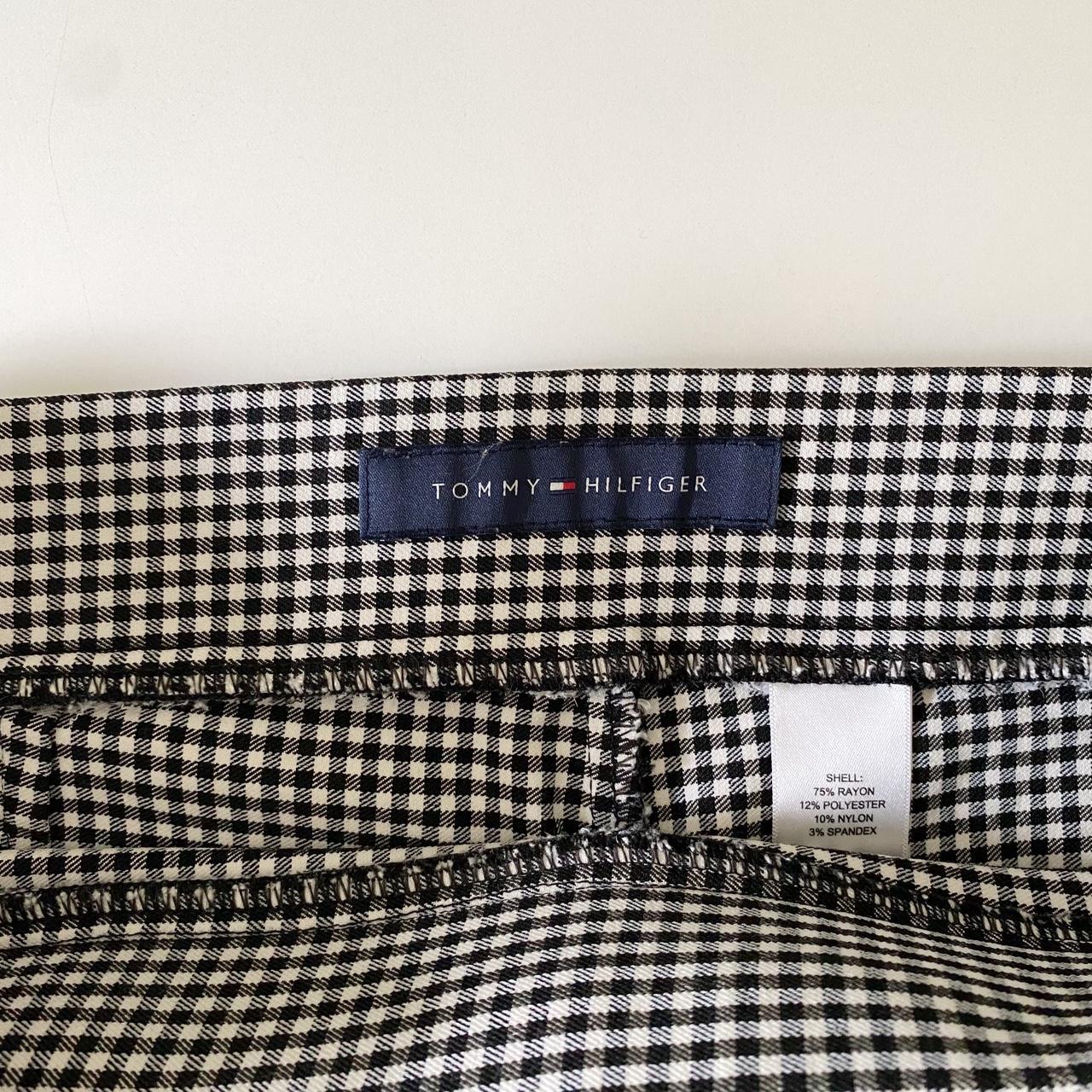 Tommy Hilfiger Gingham Cropped Pant Size M