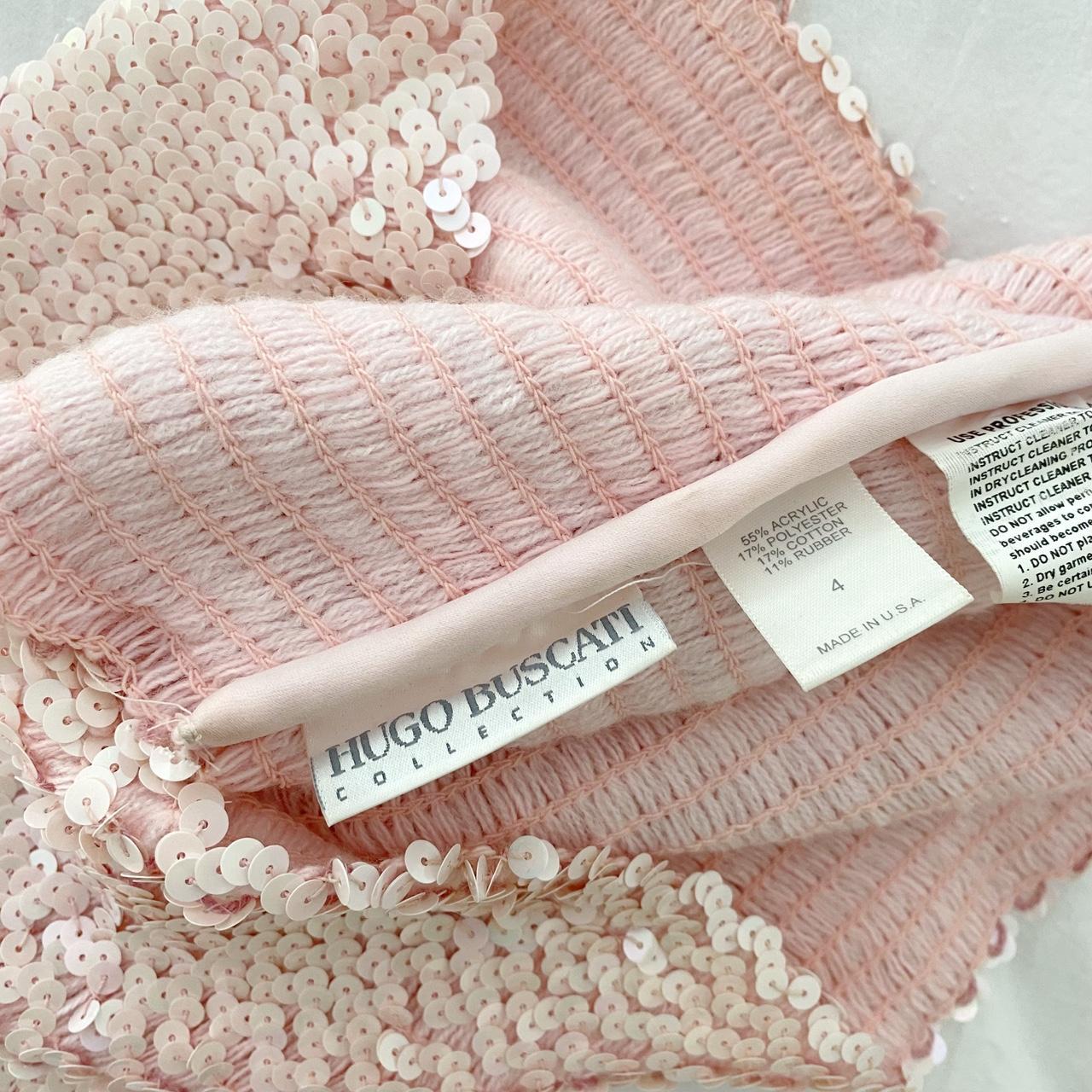 Hugo Buscati Collection Vintage 90s Sequin Tube Top Size 4