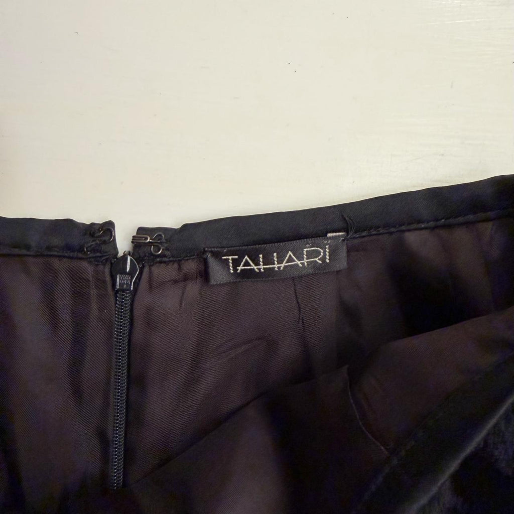 Tahari Vintage 90s Faux Fur Mini Pencil Skirt Size 6