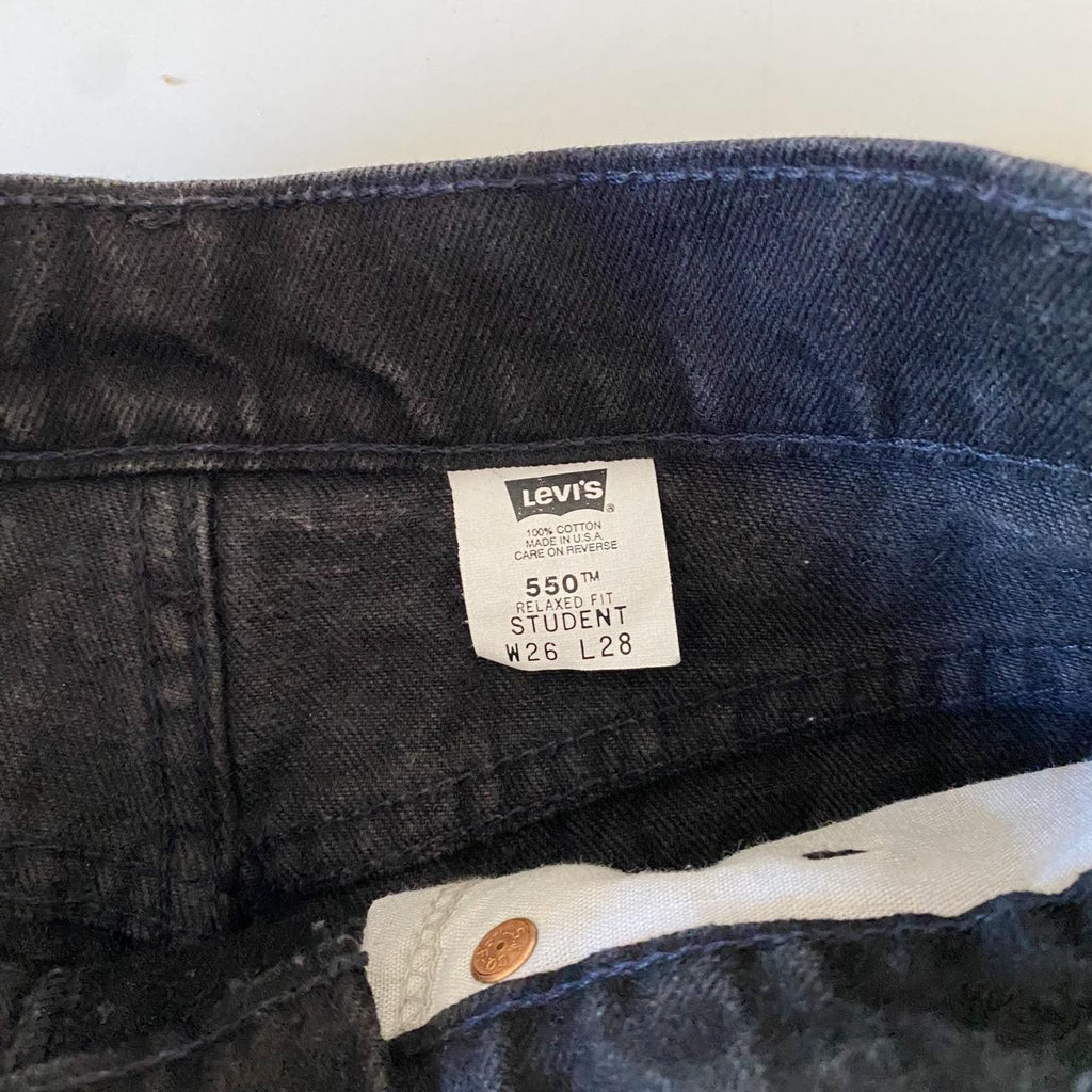 Levi’s 550 Vintage ‘95 Relaxed Fit Student Straight Leg Jeans Size W26 L28