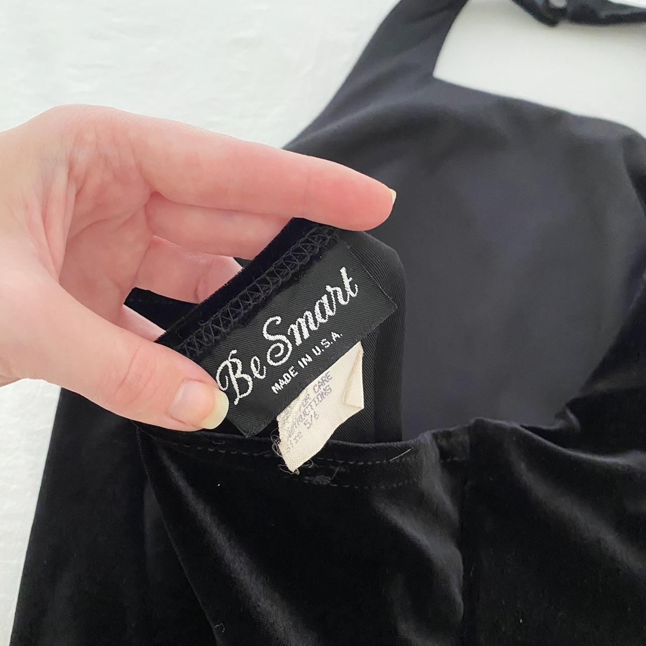 Be Smart Vintage Y2K Velvet High Neck Halter Top Size 5/6