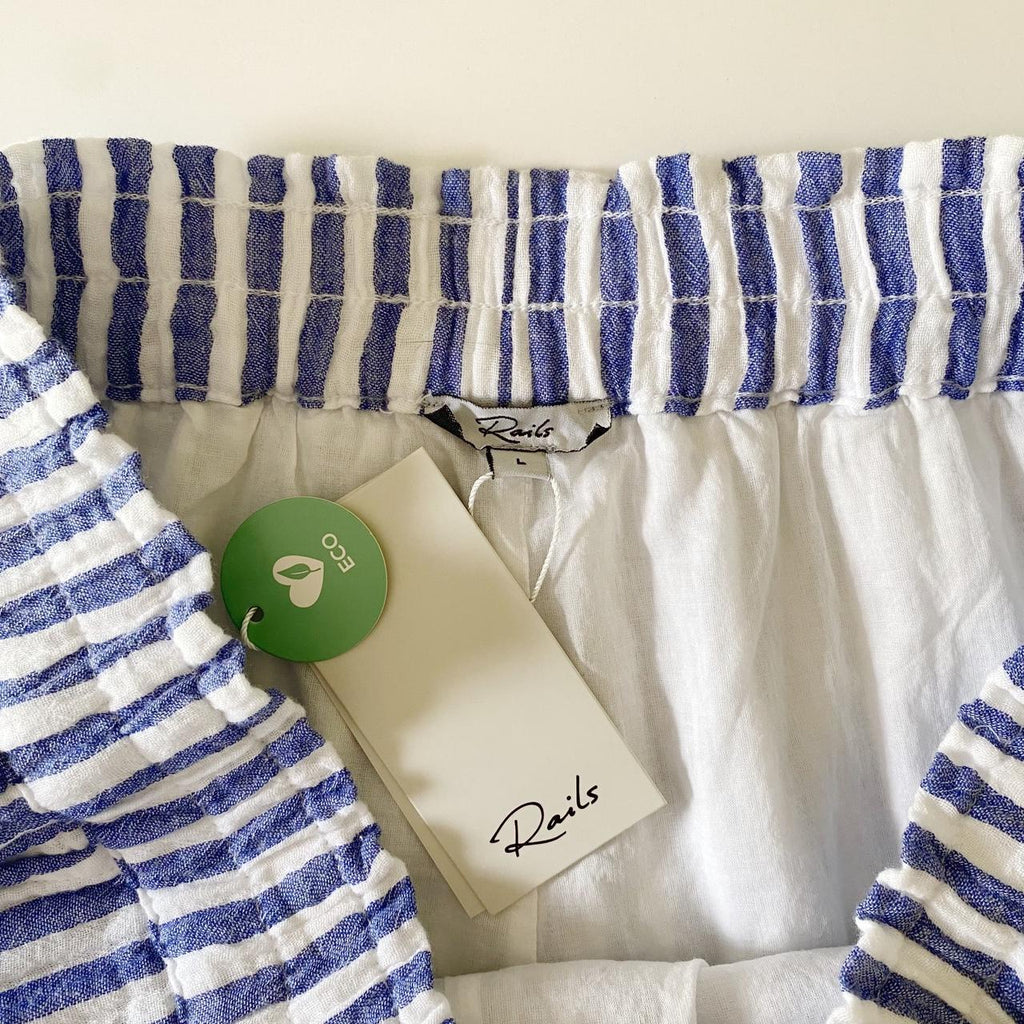 Rails Leighton Short in Anacapa Stripe NWT Size L