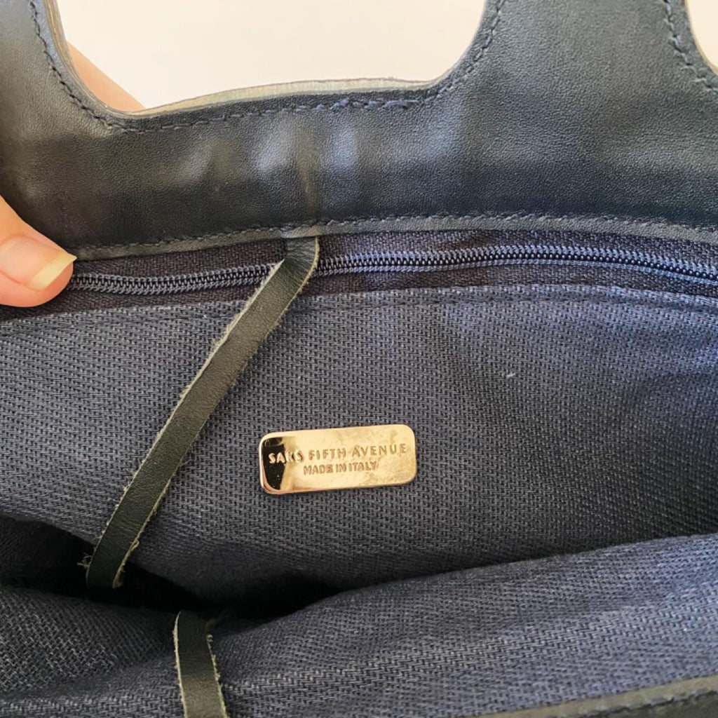 Saks Fifth Avenue Vintage Y2K Denim Handbag