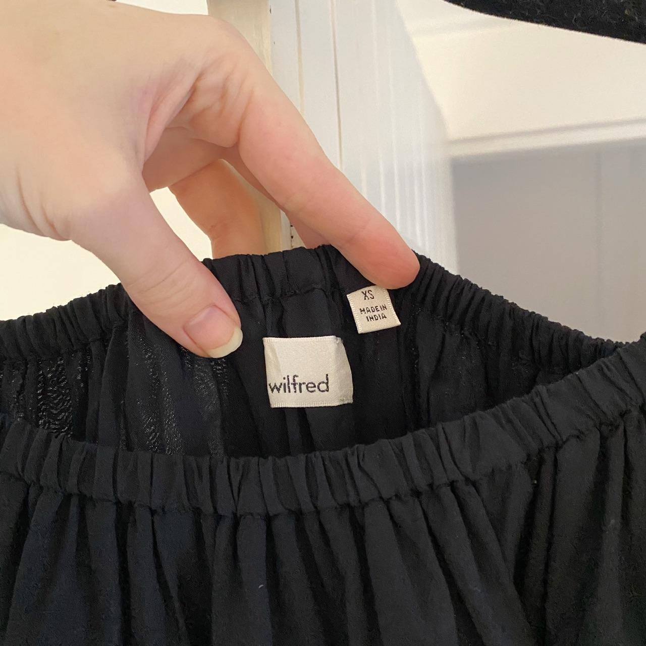 Wilfred / Aritzia Hollande Off Shoulder Eyelet Blouse Size XS