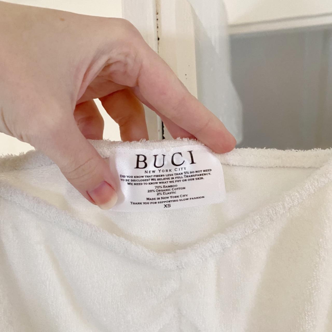 Buci NYC Orchard Terrycloth Mini Dress White Size XS