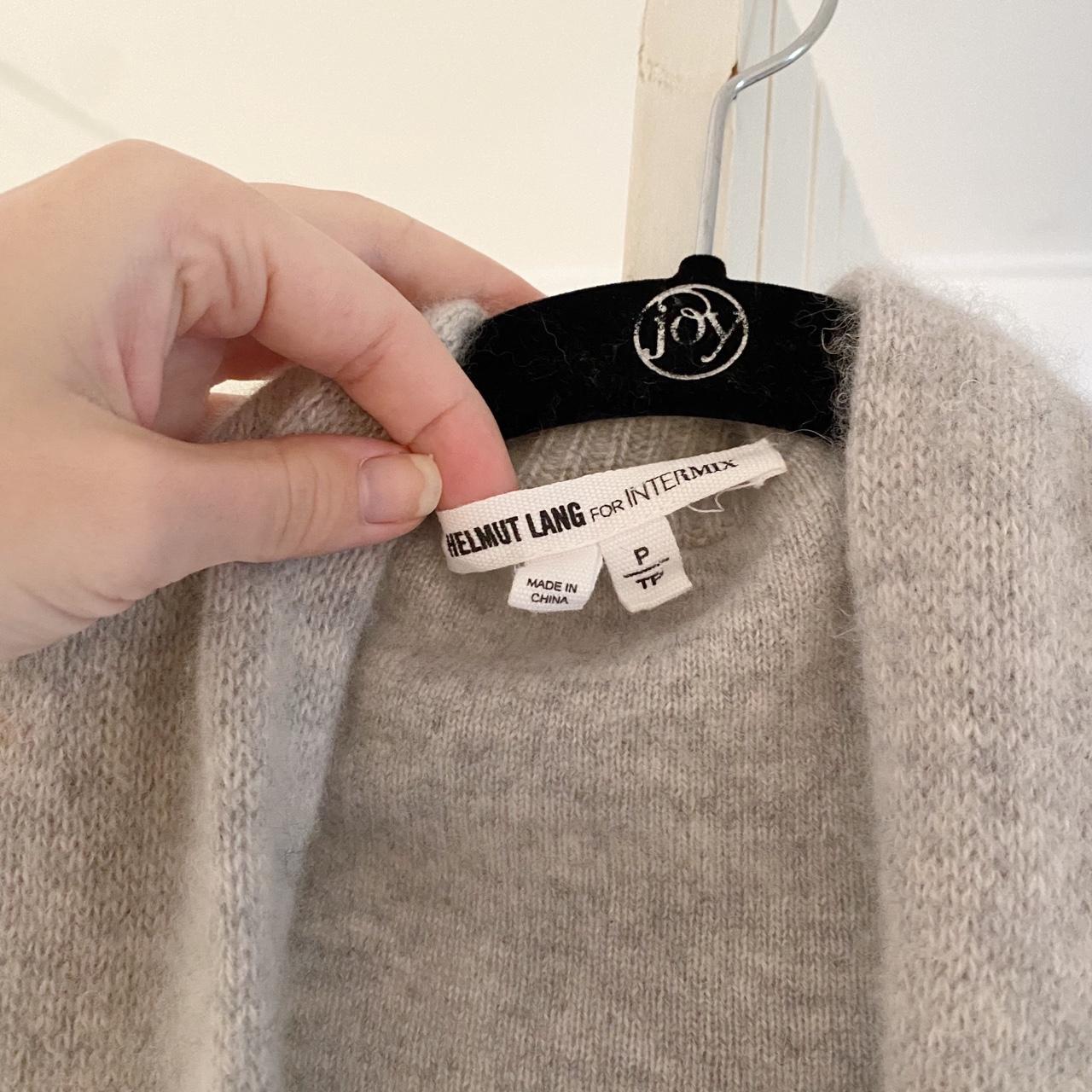 Helmut Lang Cashmere Zip Cardigan Sweater Size P