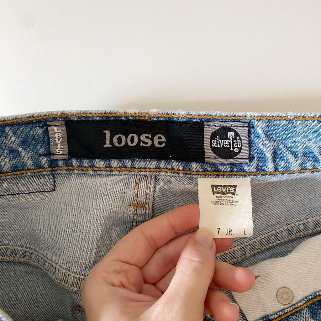 Levi’s SilverTab Loose Vintage ‘98 Straight Leg Jeans Size 7 JR. L
