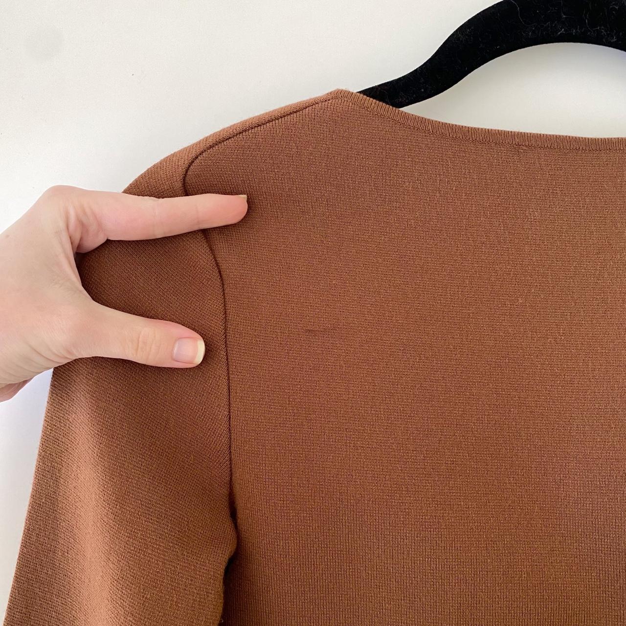 Zeynep Arcay Princess Knit Bodysuit in Brown Size 2