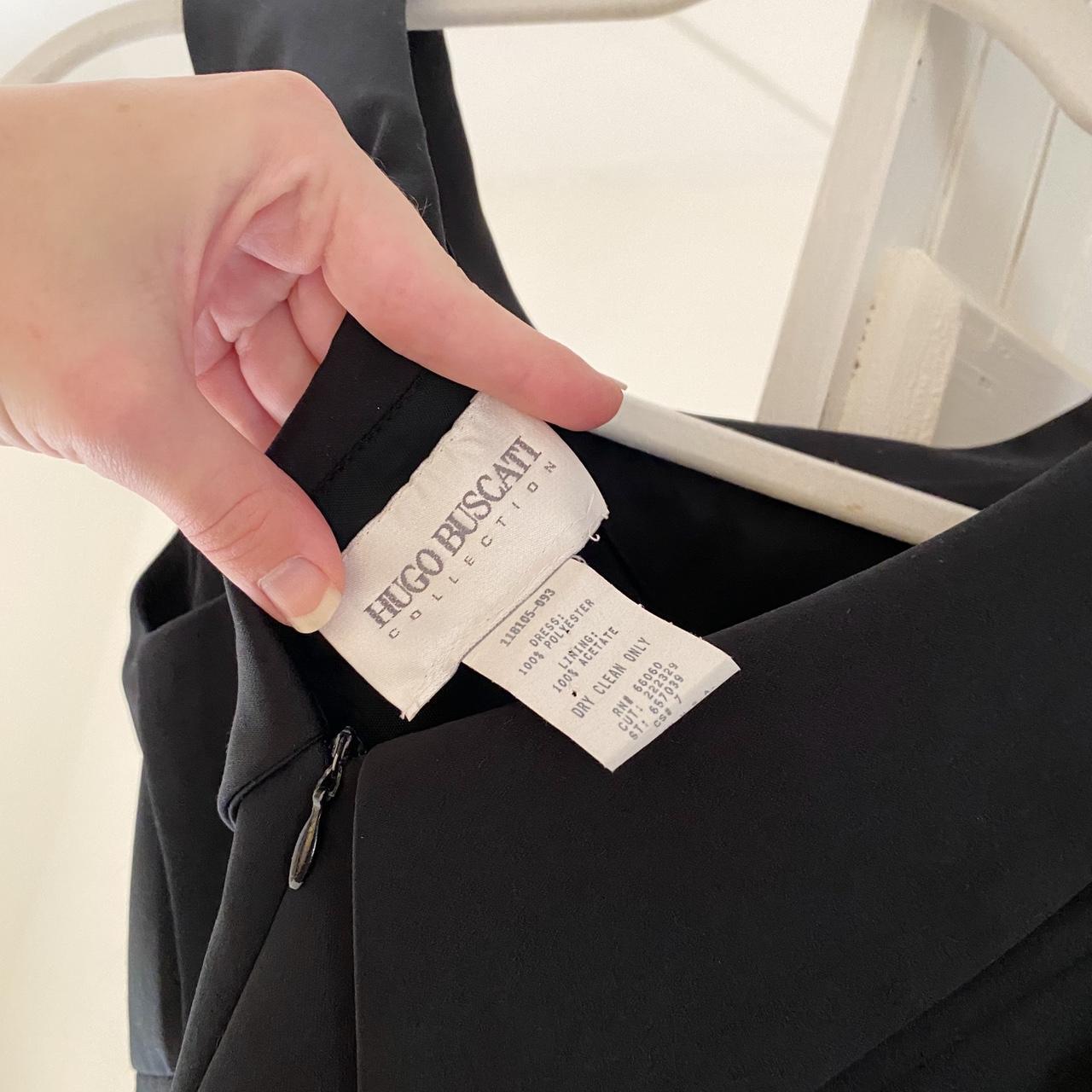 Hugo Buscati Collection Vintage 90s Collared Mini Sheath Dress Size 4