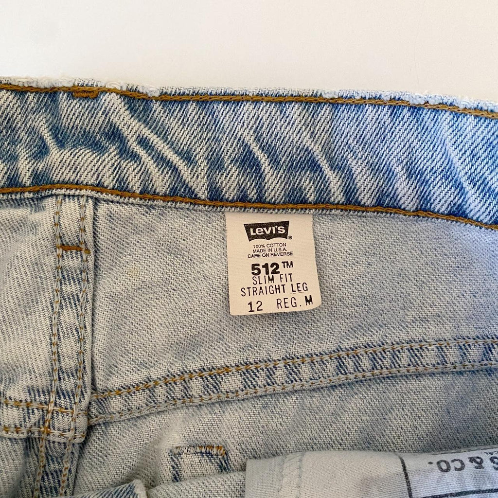 Levi’s 512 Vintage ‘98 Slim Fit Straight Leg Jeans Size 12 Reg. M