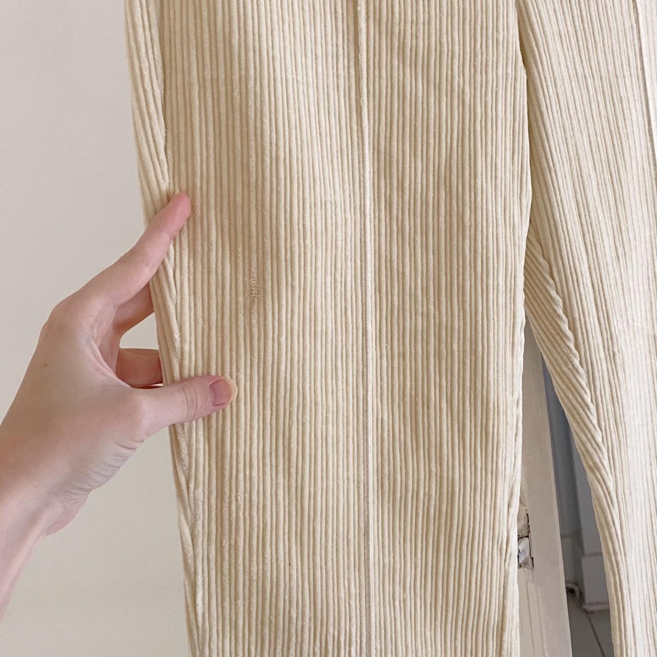 Remain Birger Christensen Floral Corduroy Pants in Wood Ash Size 4