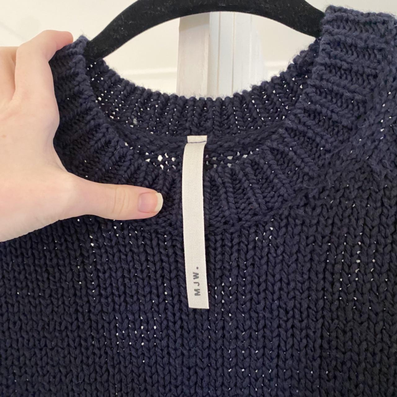 MJ. Watson Chunky Cotton Wide Sleeve Pullover Sweater Size S