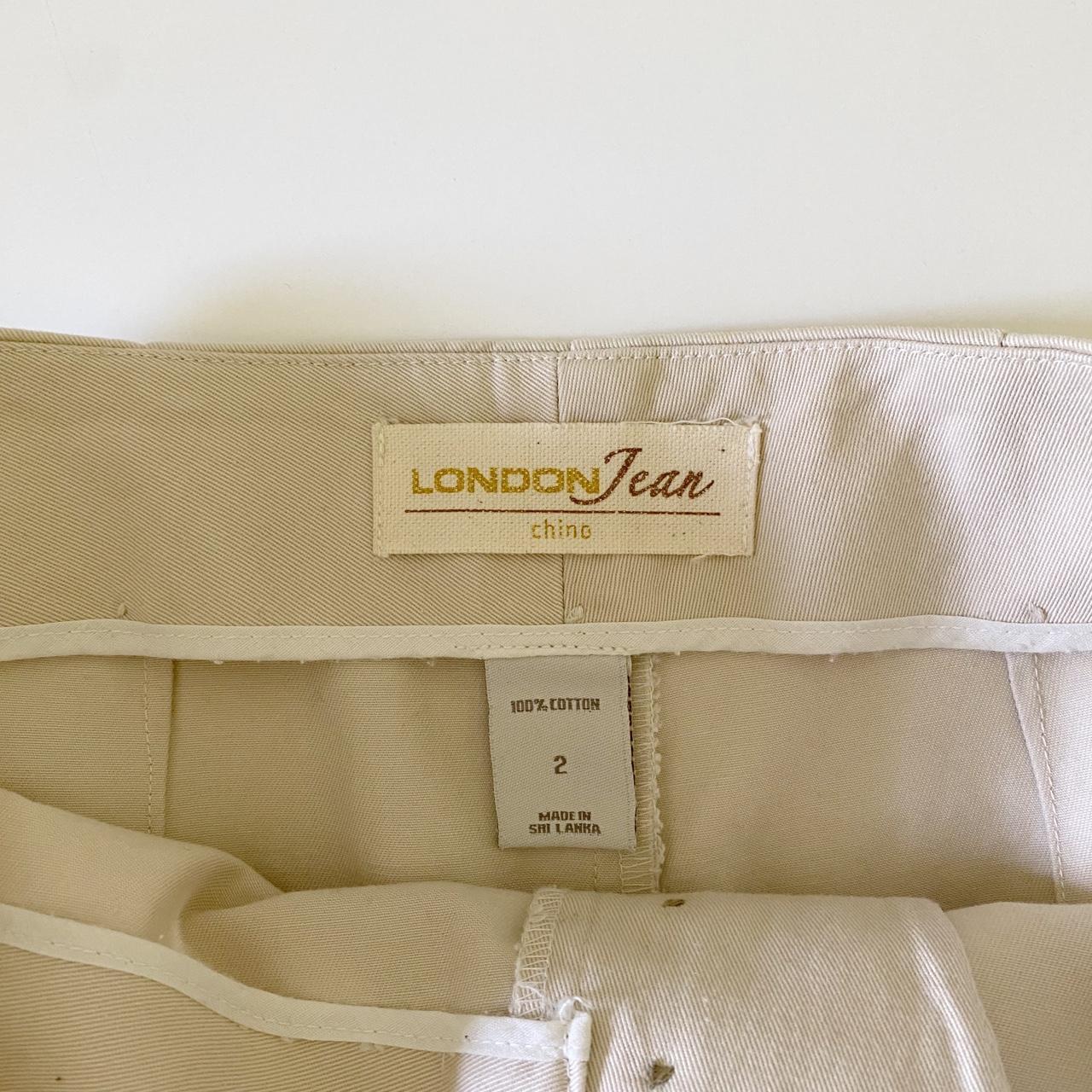 London Jean Vintage Y2K Chino Bermuda Short Size 2