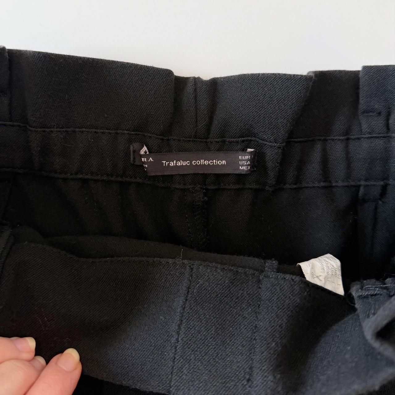 Zara Tie Waist High Rise Paperbag Trousers Size XS