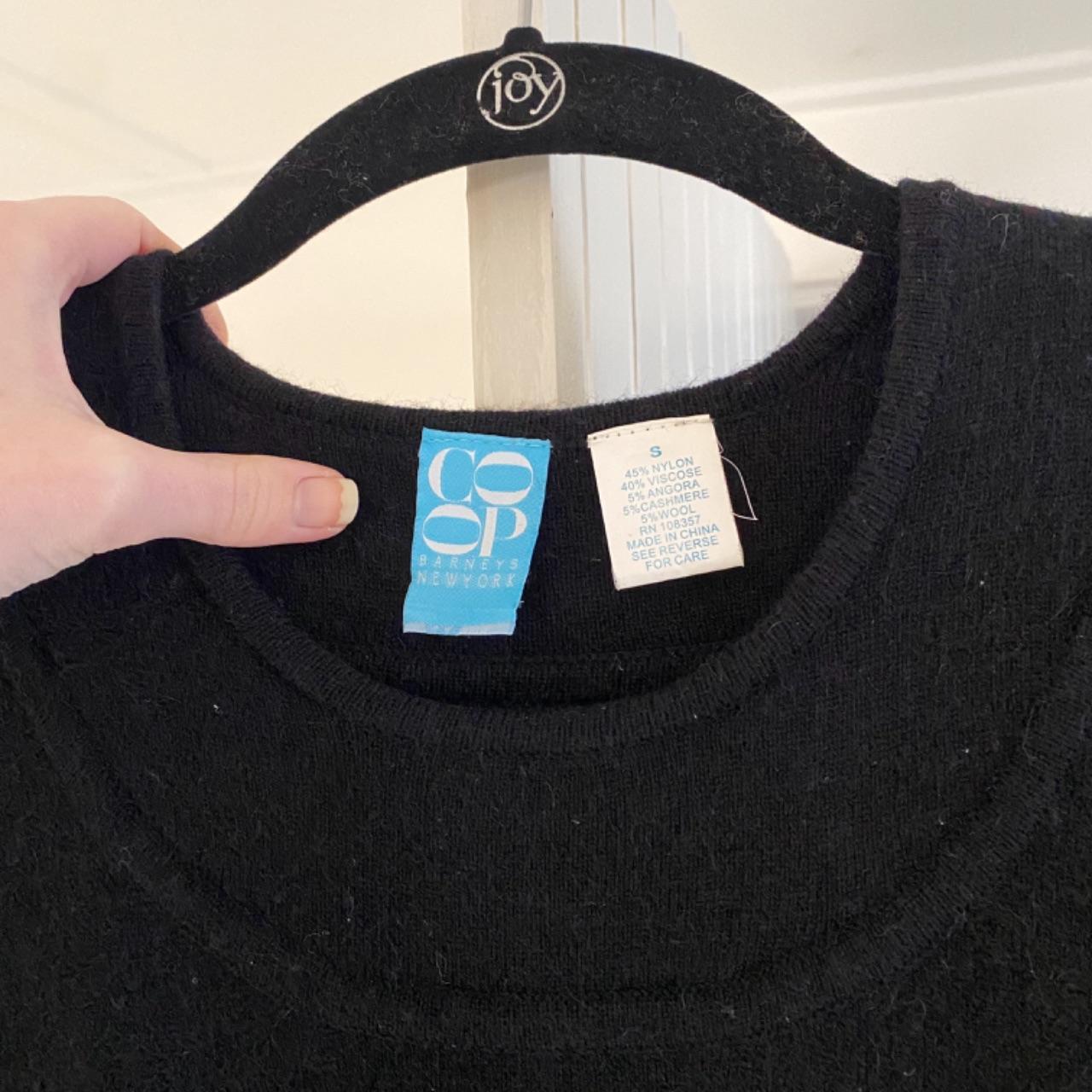 Barneys New York Co-Op Vintage Y2K Angora Cashmere Knit Mini Dress Size S