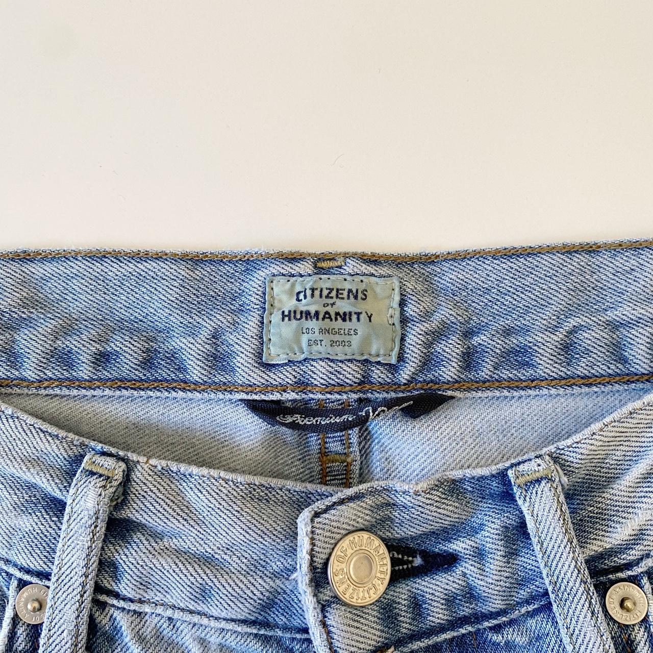 Citizens of Humanity McKenzie Distressed Curved Straight Jeans Blazing Star 24