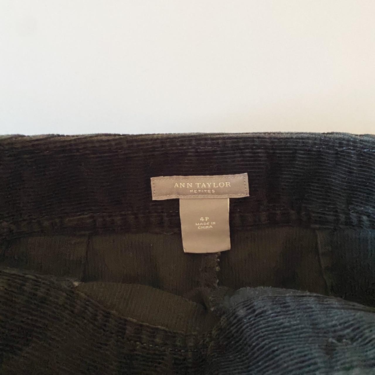 Ann Taylor Vintage Y2K Corduroy Pencil Skirt Size 4P