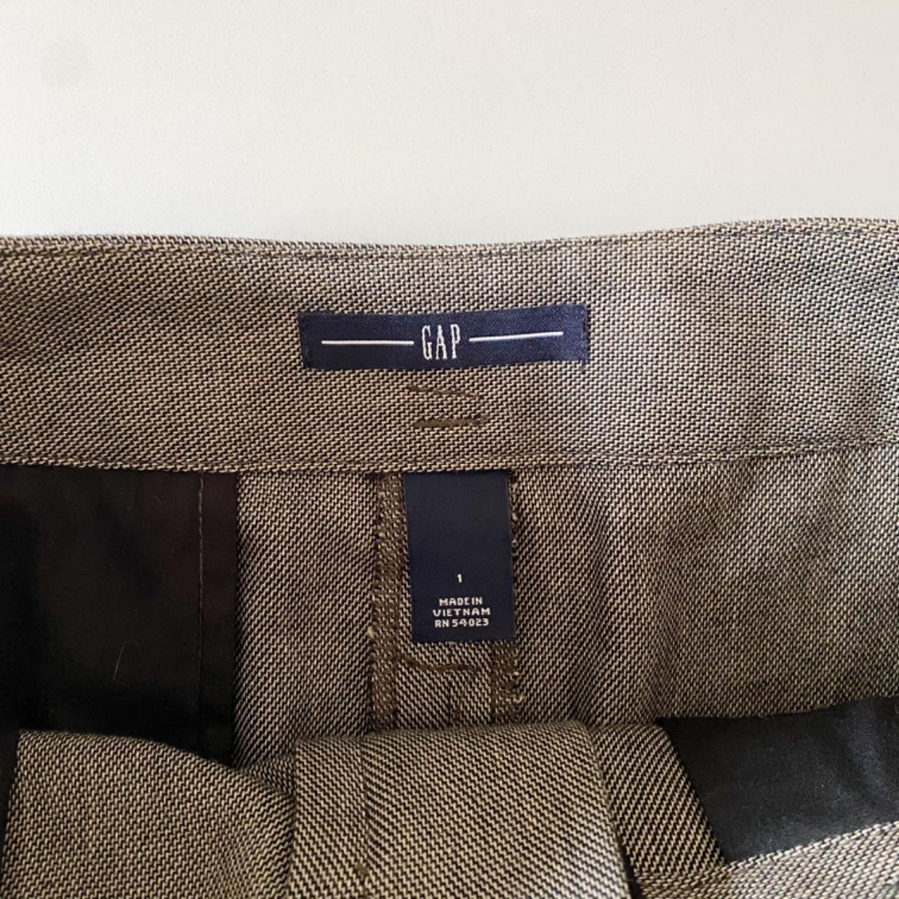 Gap Vintage Y2K Wool Belted Mini Skirt Size 1