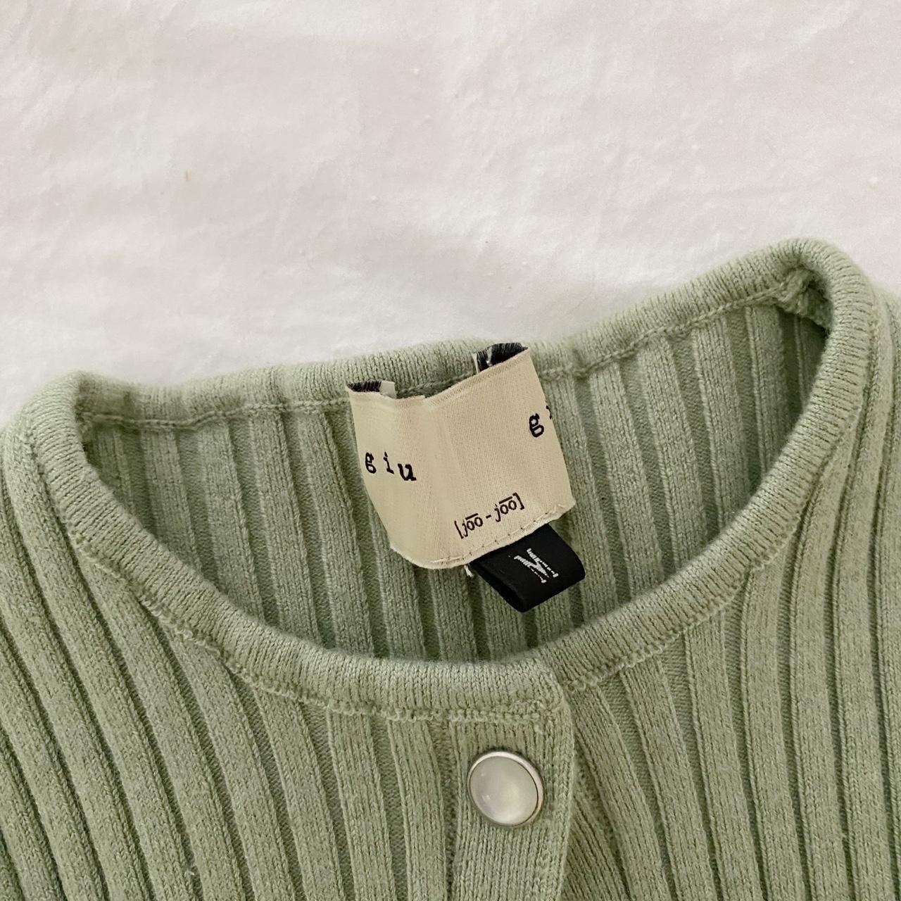 Giu Giu Nonna Pearl Cardigan in Clay Size M