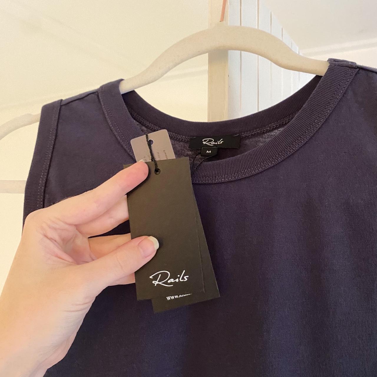 Rails The Boxy Tank in Navy NWT Size M