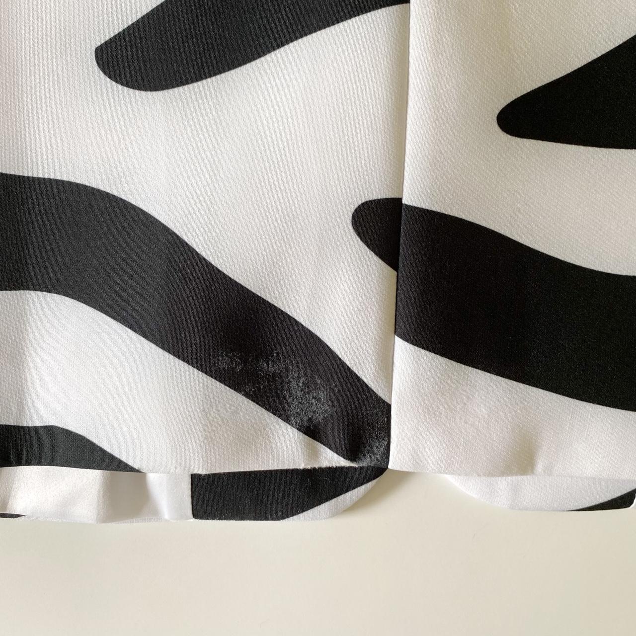 Zeffon Raphael Oversized Zebra Blazer in Black & White NWT Size 1