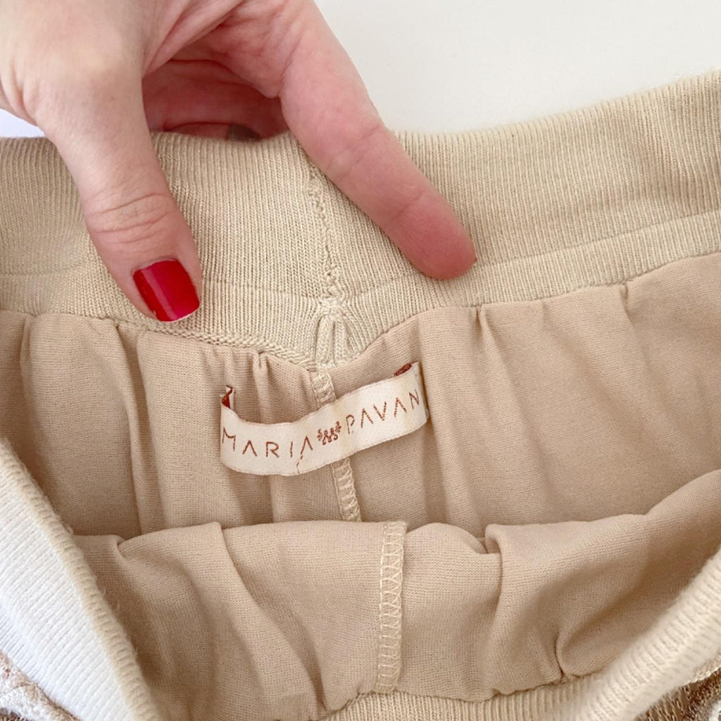 Maria Pavan Crochet Knit Shorts Size XS