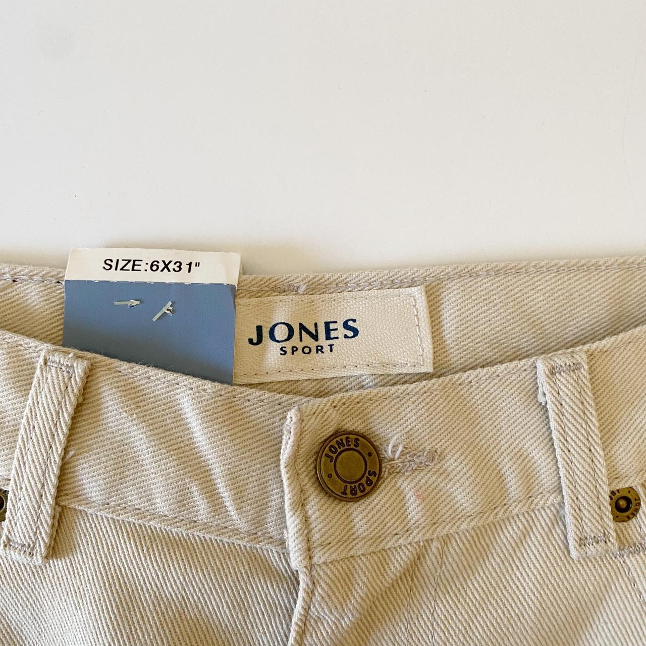 Jones Sport Vintage Y2K Straight Leg 5 Pocket Jean in Winter Wheat NWT Size 6
