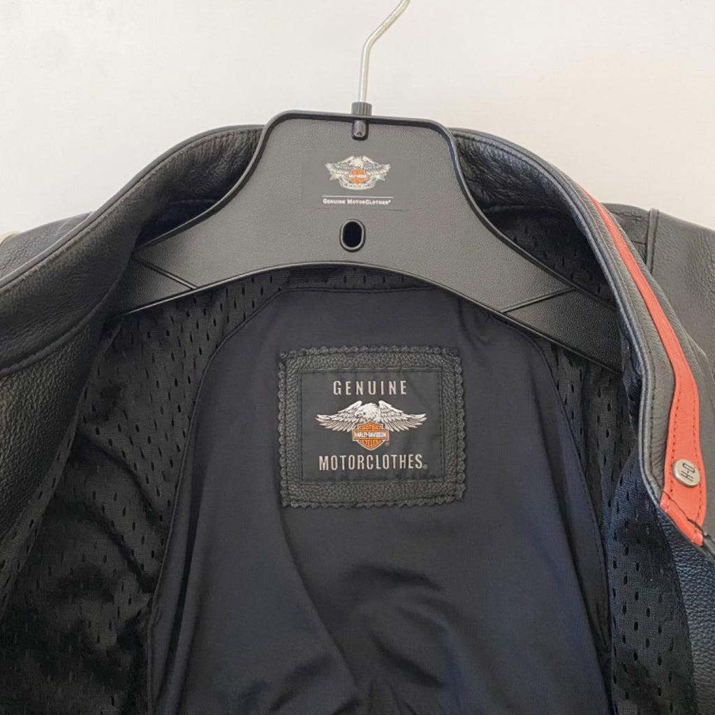 Harley Davidson Boxford Leather Motorcycle Jacket Size M