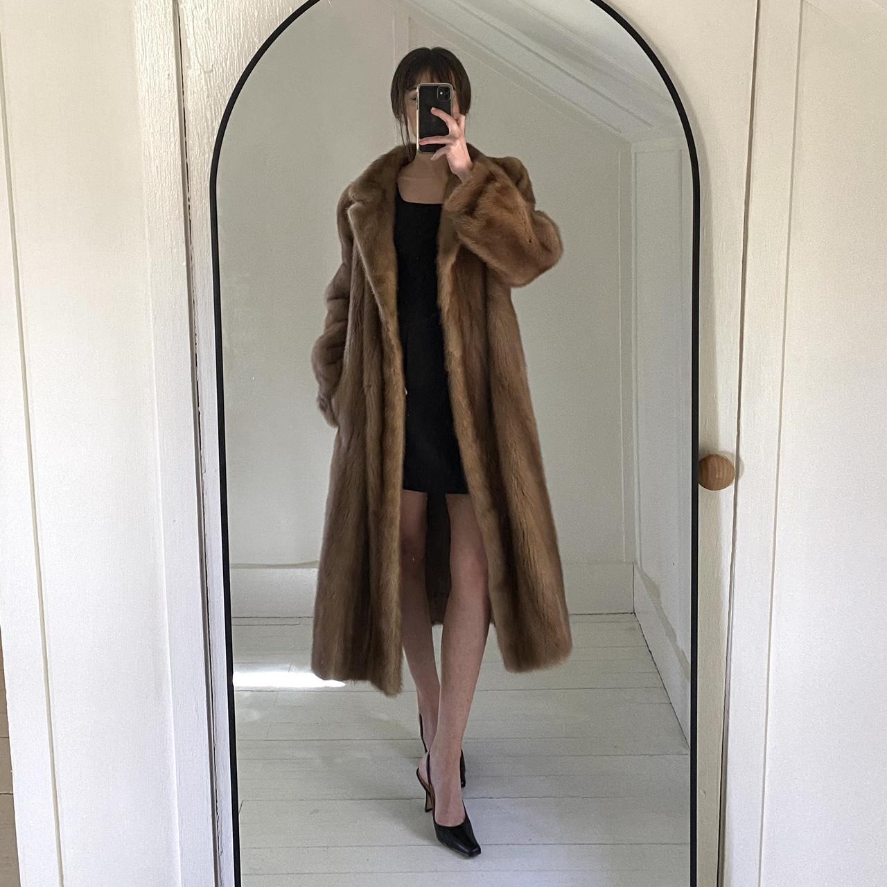 Furs By Lister Vintage Mink Fur Coat Size M