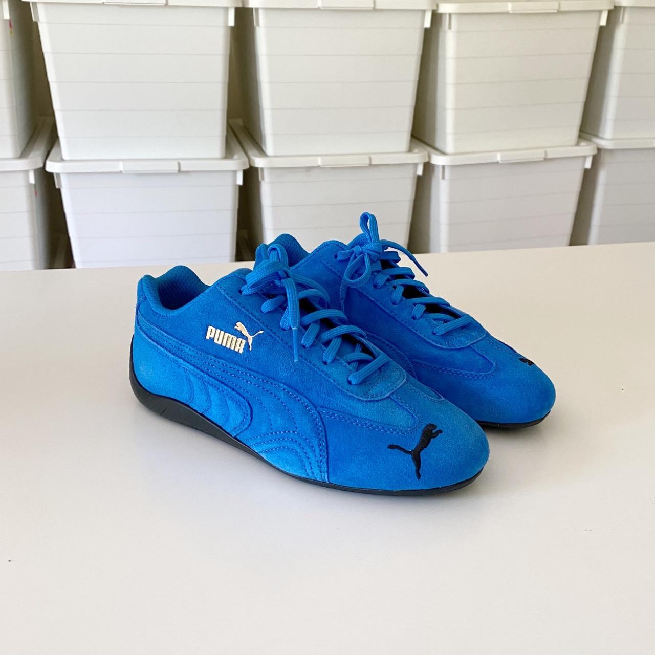 Puma Speedcat Shield SD Suede Sneakers in Ultra Blue Black Size US M 5 / W 6.5