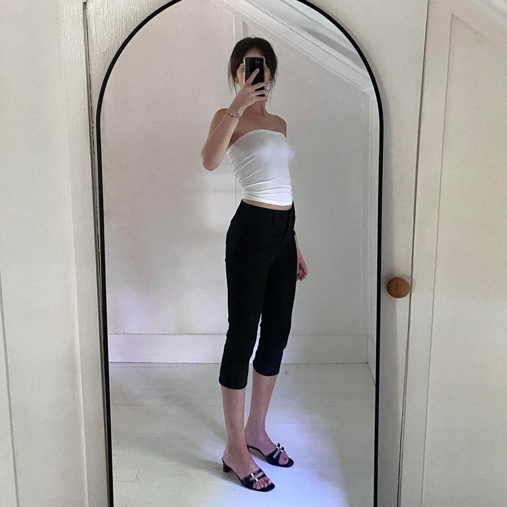 White House Black Market Straight Crop Pedal Pusher Capri Pants Size 2P
