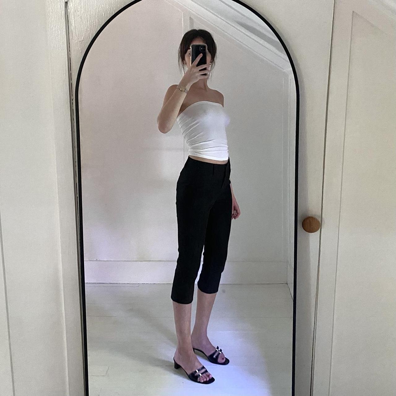 White House Black Market Straight Crop Pedal Pusher Capri Pants Size 2P