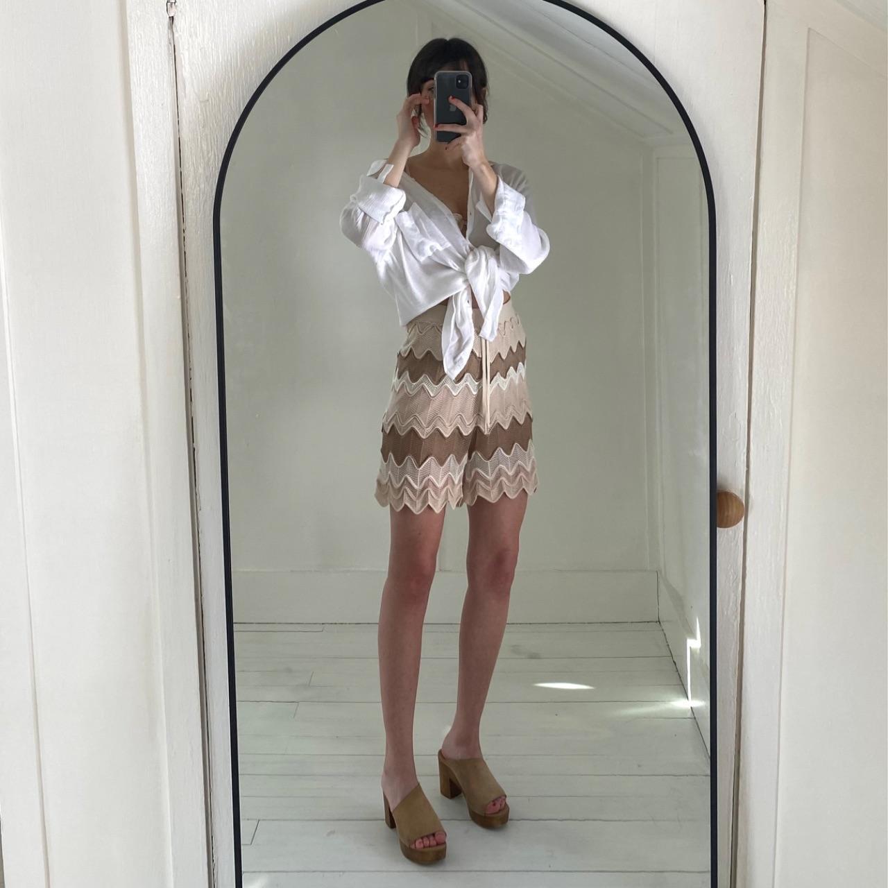 Maria Pavan Crochet Knit Shorts Size XS