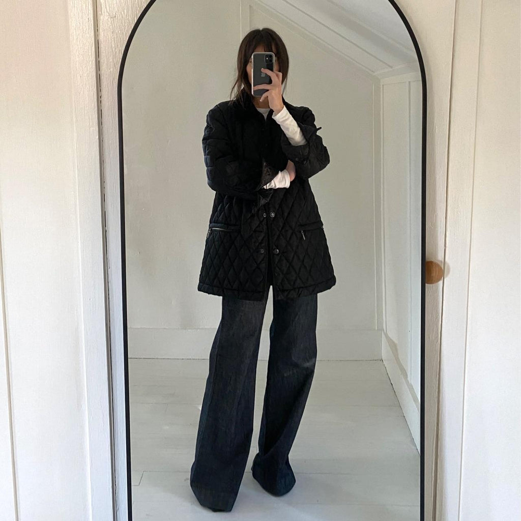 DKNY Jeans Vintage Y2K Quilted Barn Jacket Size P