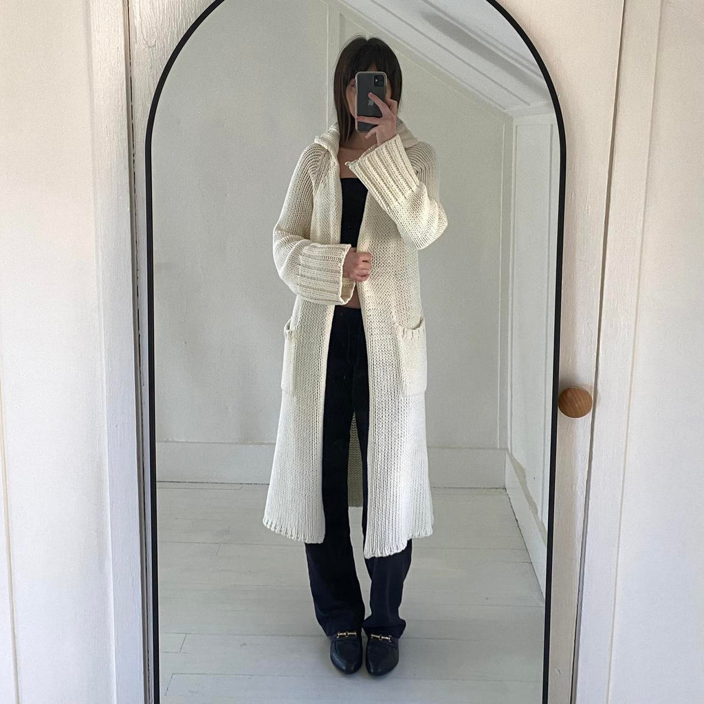 J. Crew Chunky Knit Duster Cardigan Sweater Size S