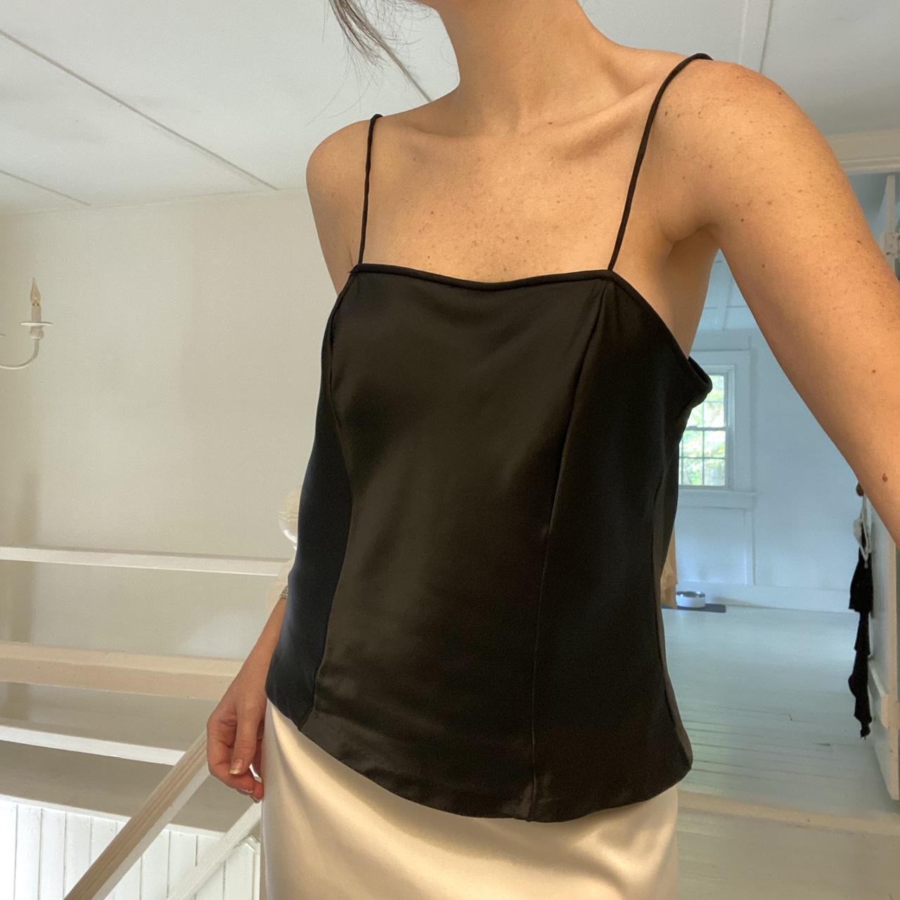 Barbizon Vintage 70s Satin Remarque Camisole Top Size S