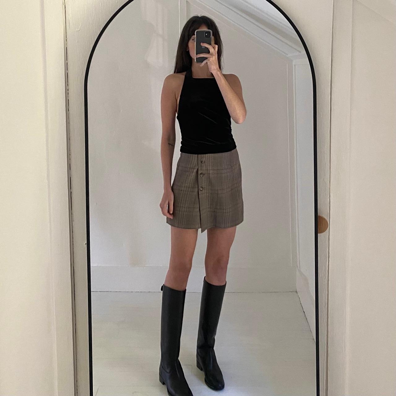 Be Smart Vintage Y2K Velvet High Neck Halter Top Size 5/6