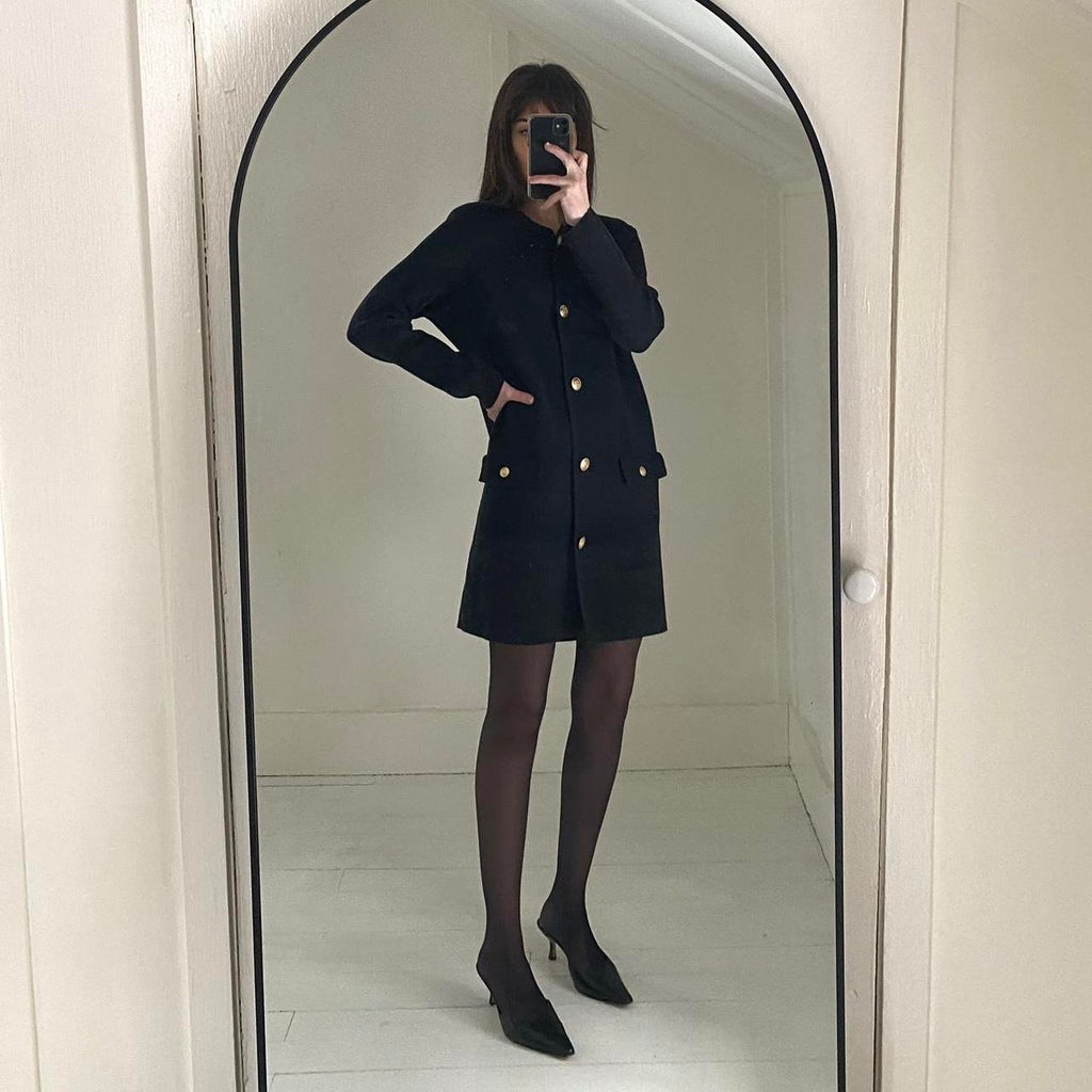 J. Crew Long Giselle Sweater Blazer in Black Size XS