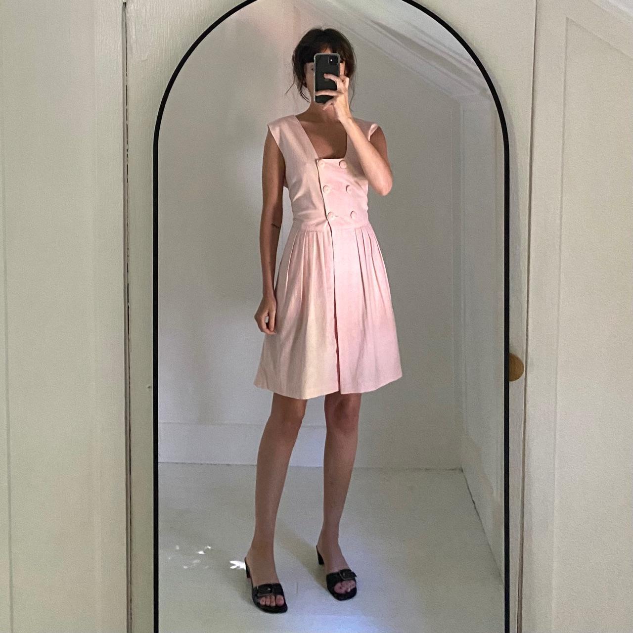Ann Taylor / Biya Rated R Vintage 80s Button Front Pleated Romper